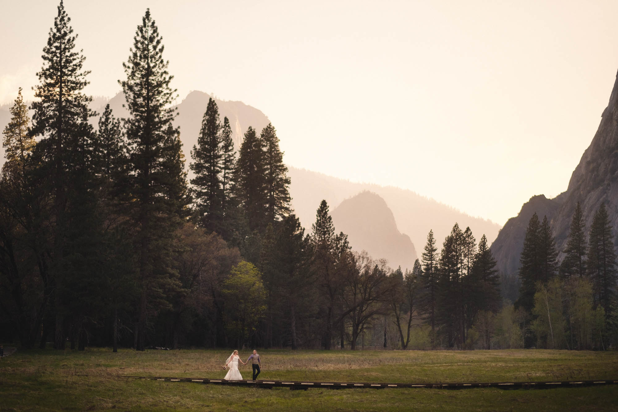 Yosemite wedding