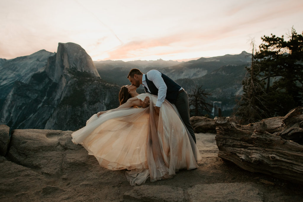 Yosemite Elopement at Glacier Point, planning AddyRose Design, Photography Erin Northcutt